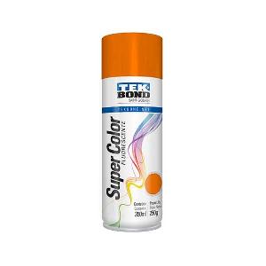Pintura Spray Por 250 Ml. Fluor Naranja Tek Bond